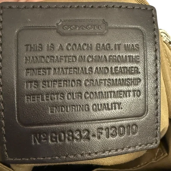 Coach Slim Duffle Convertible Purse with Leather Trim (2008) - Picture 3 of 8